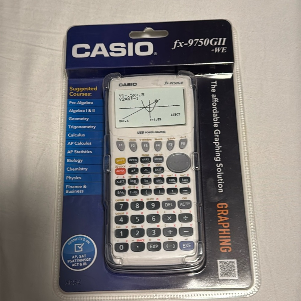 Graphing calculator Casio fx-9750GII-we